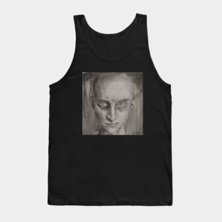 Black and white face Tank Top